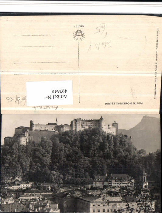 497648,Foto AK Salzburg Festung Hohensalzburg pub Artografia Habernal & Lindl