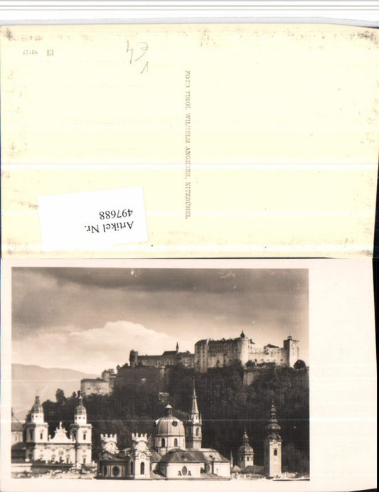 497688,Salzburg Kirchen Dom m. Festung pub Wilhelm Angerer