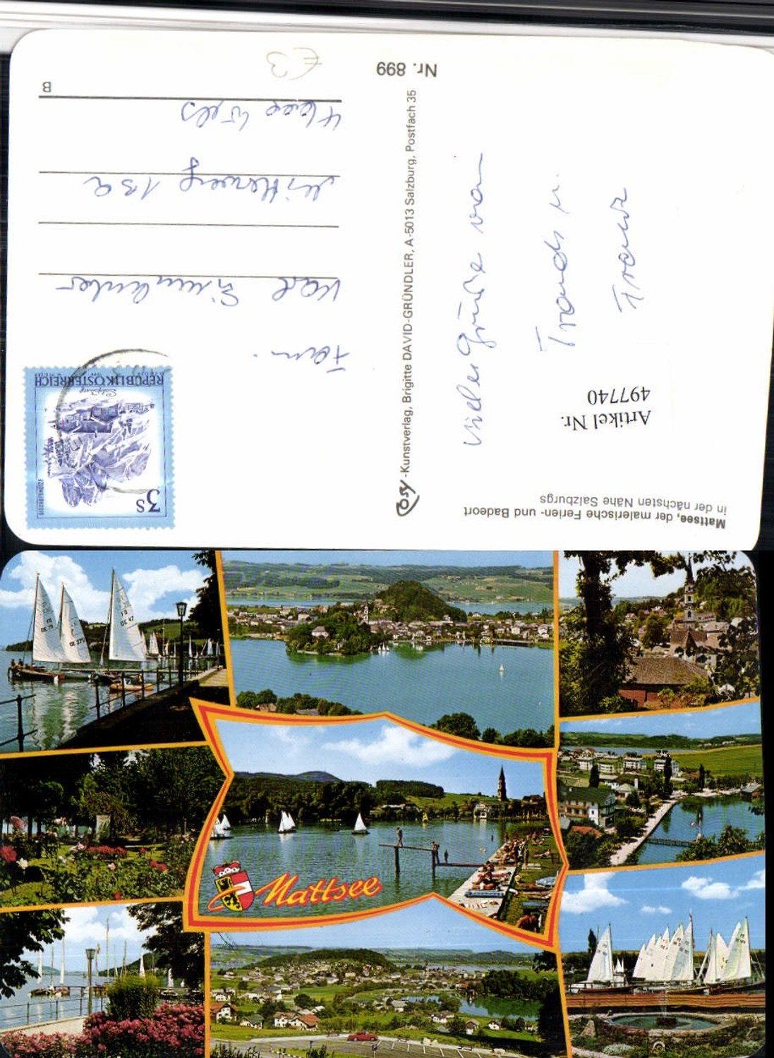 497740, Mattsee Totale Lido Boats Multi-picture map pub Cozy