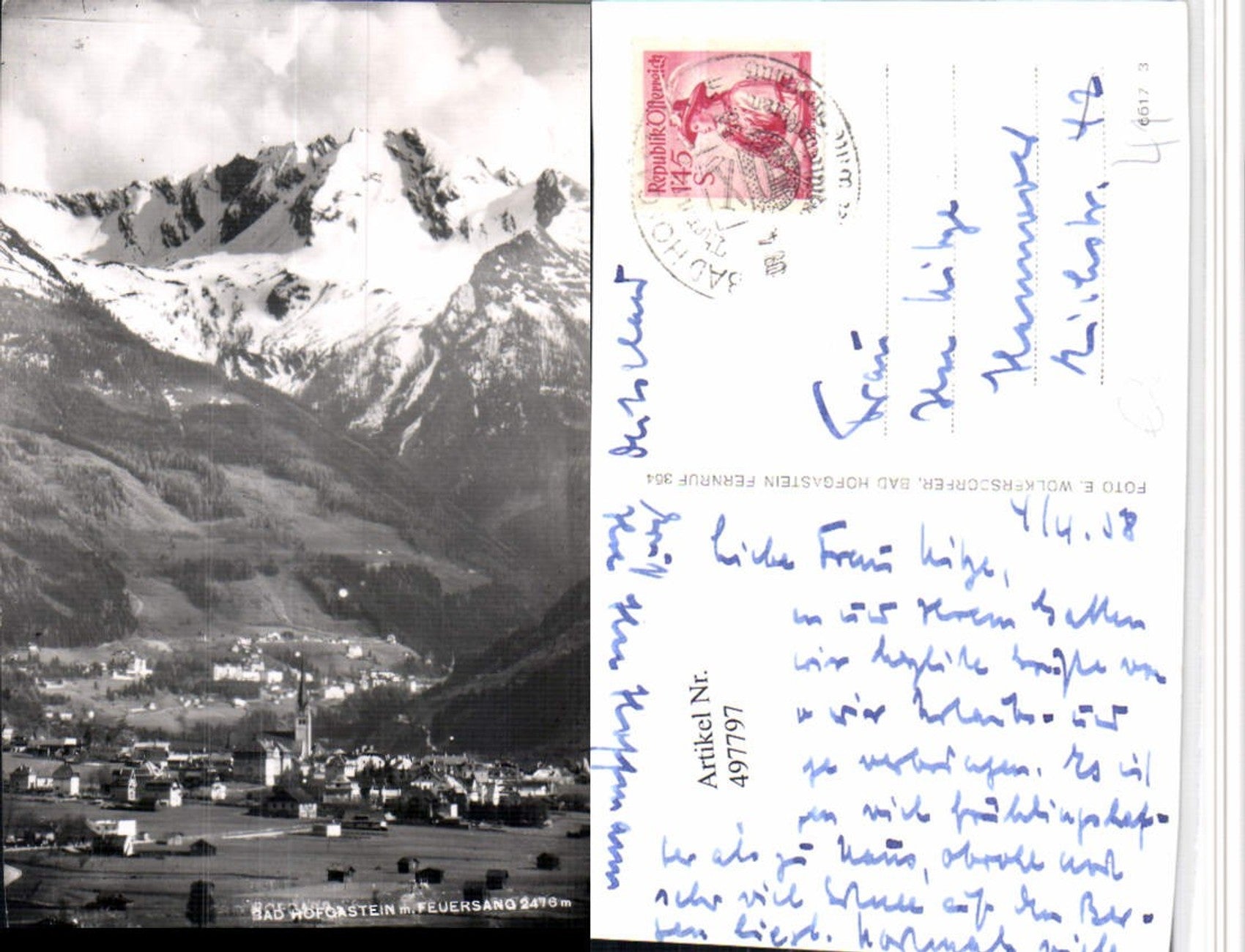 Alte Ansichtskarte – Old Postcard