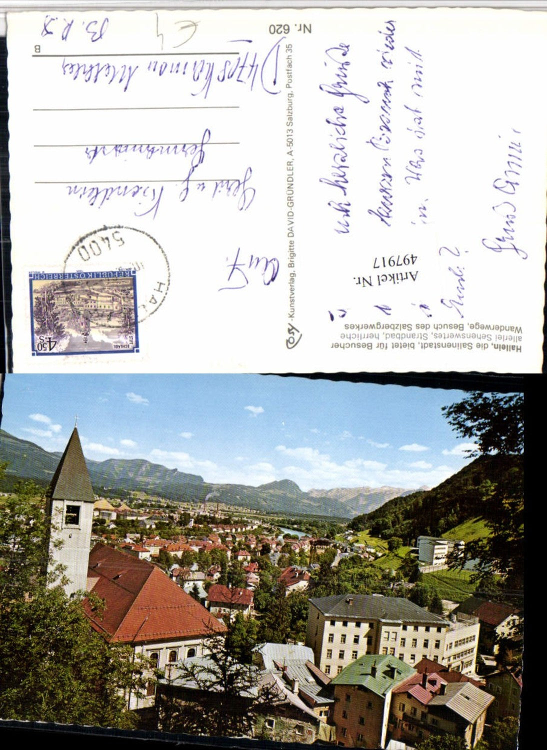 497917,Hallein Teilansicht Kirche pub Cosy