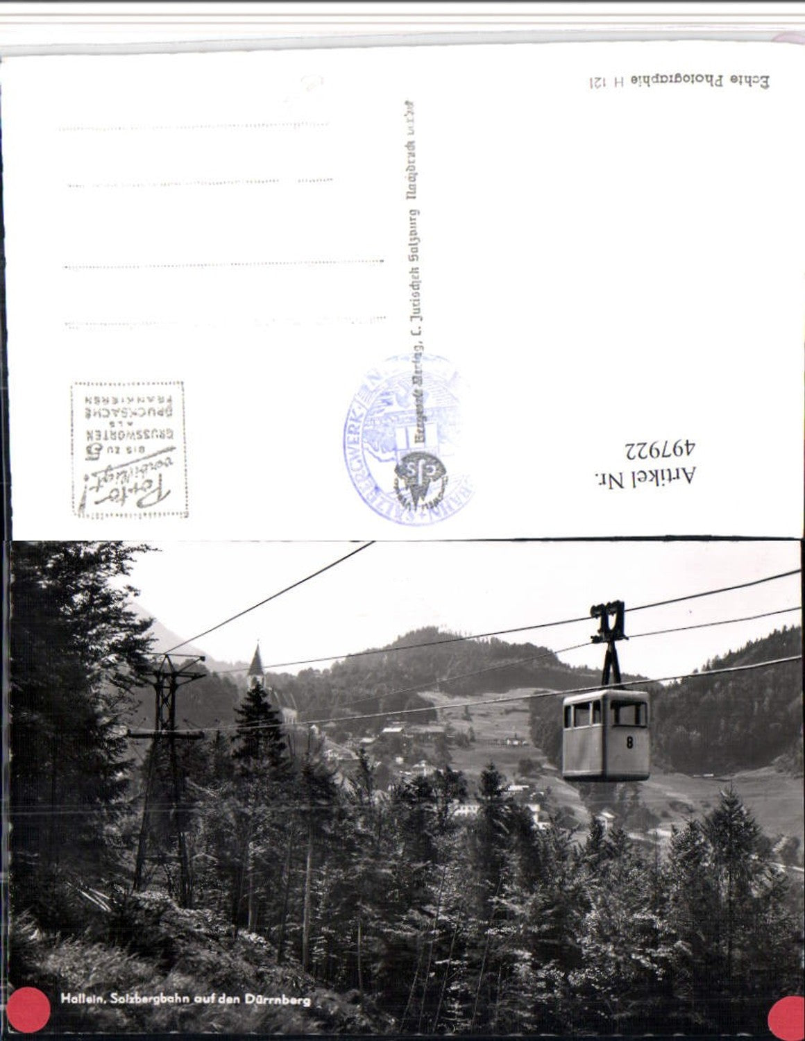 497922, Hallein Salzbergbahn cable car to the Dürrnberg