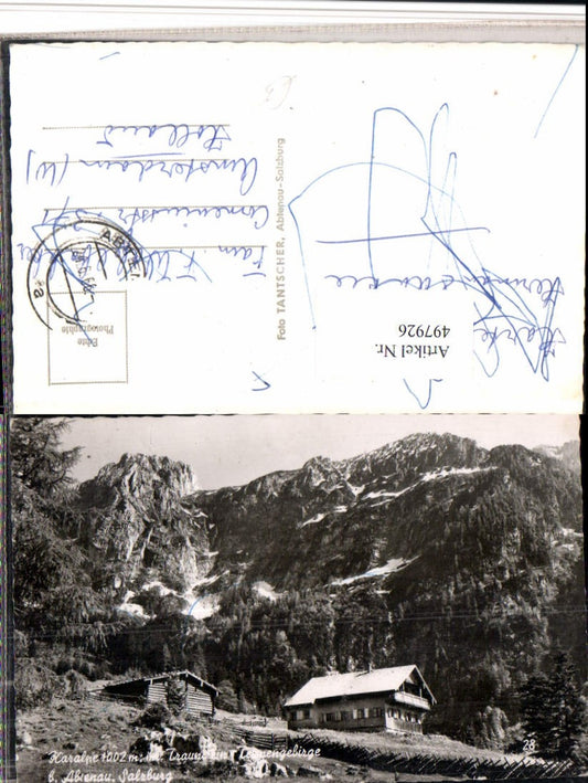 497926,Karalpe m. Traunstein b. Abtenau Bergkulisse