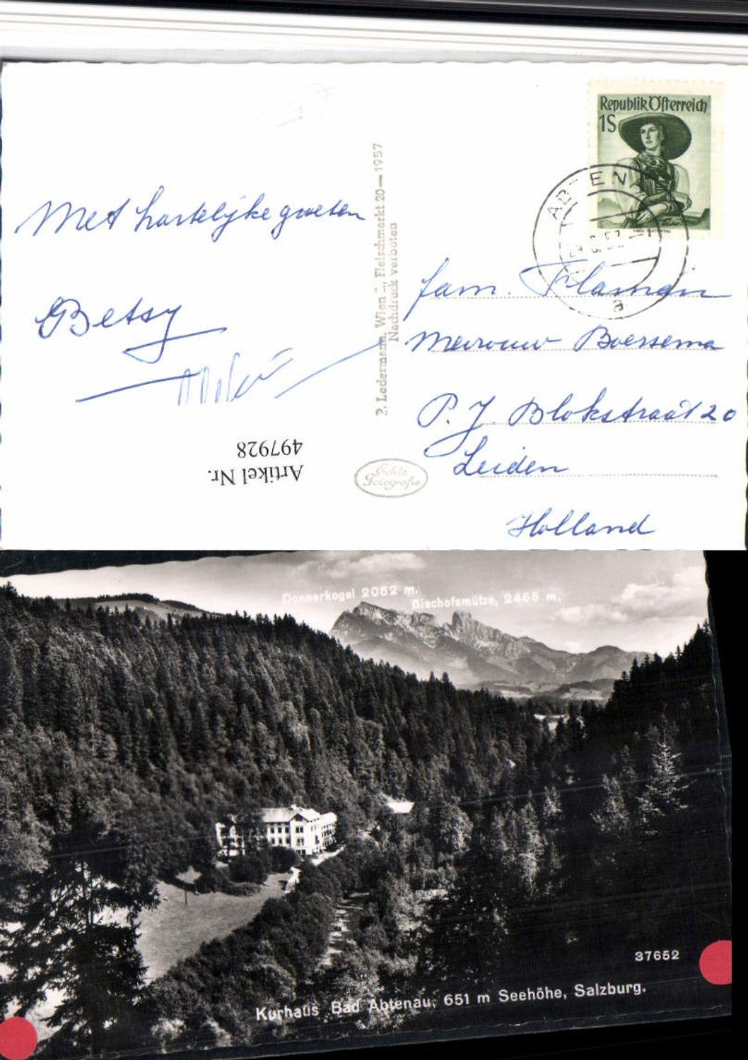 497928,Bad Abtenau Kurhaus Bergkulisse