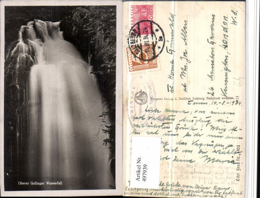 497939,Oberer Gollinger Wasserfall b. Golling