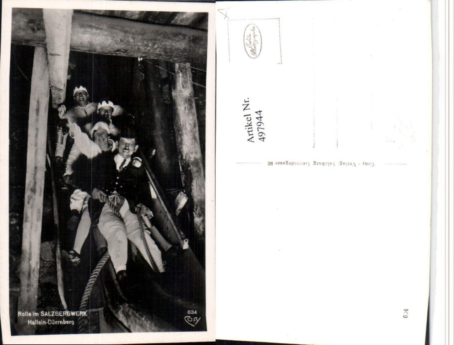 497944,Hallein Dürrnberg Salzbergwerk Rolle Rutsche pub Cosy 634