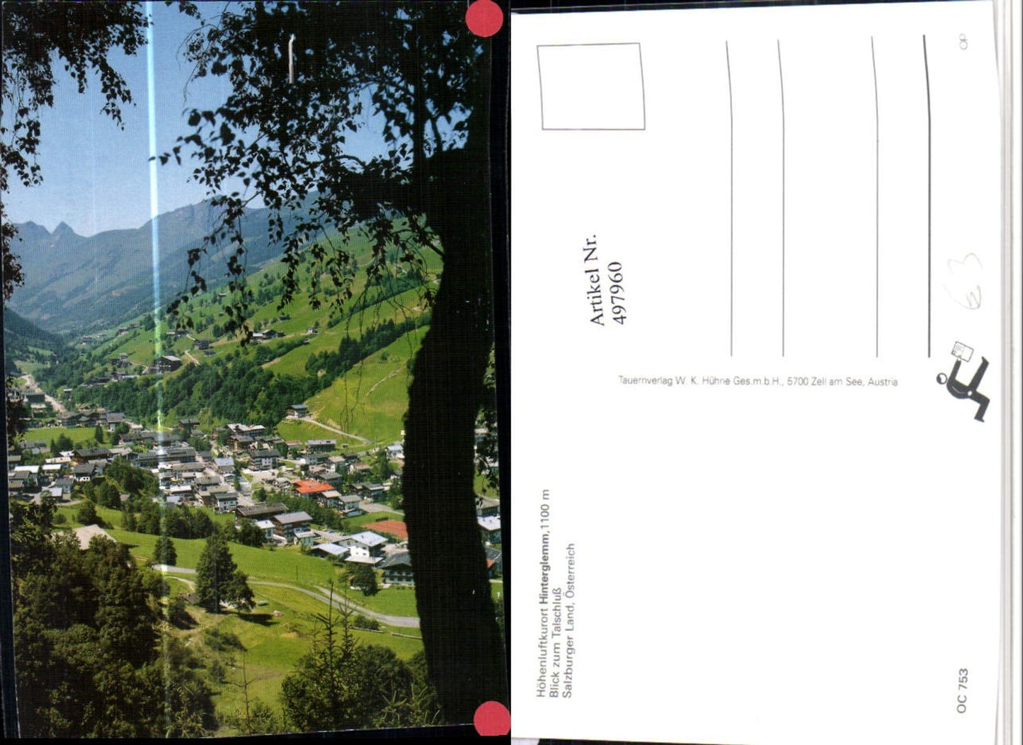 497960,Hinterglemm Totale Bergkulisse