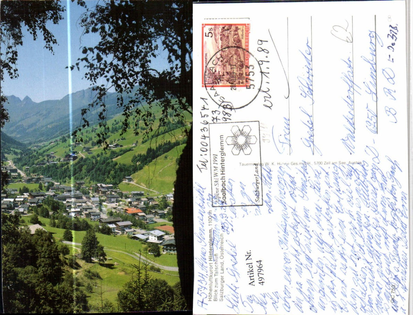 497964,Hinterglemm Totale Bergkulisse