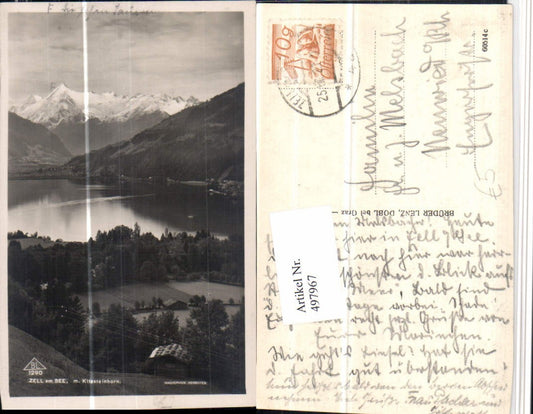 497967,Zell am See m. Kitzsteinhorn Bergkulisse