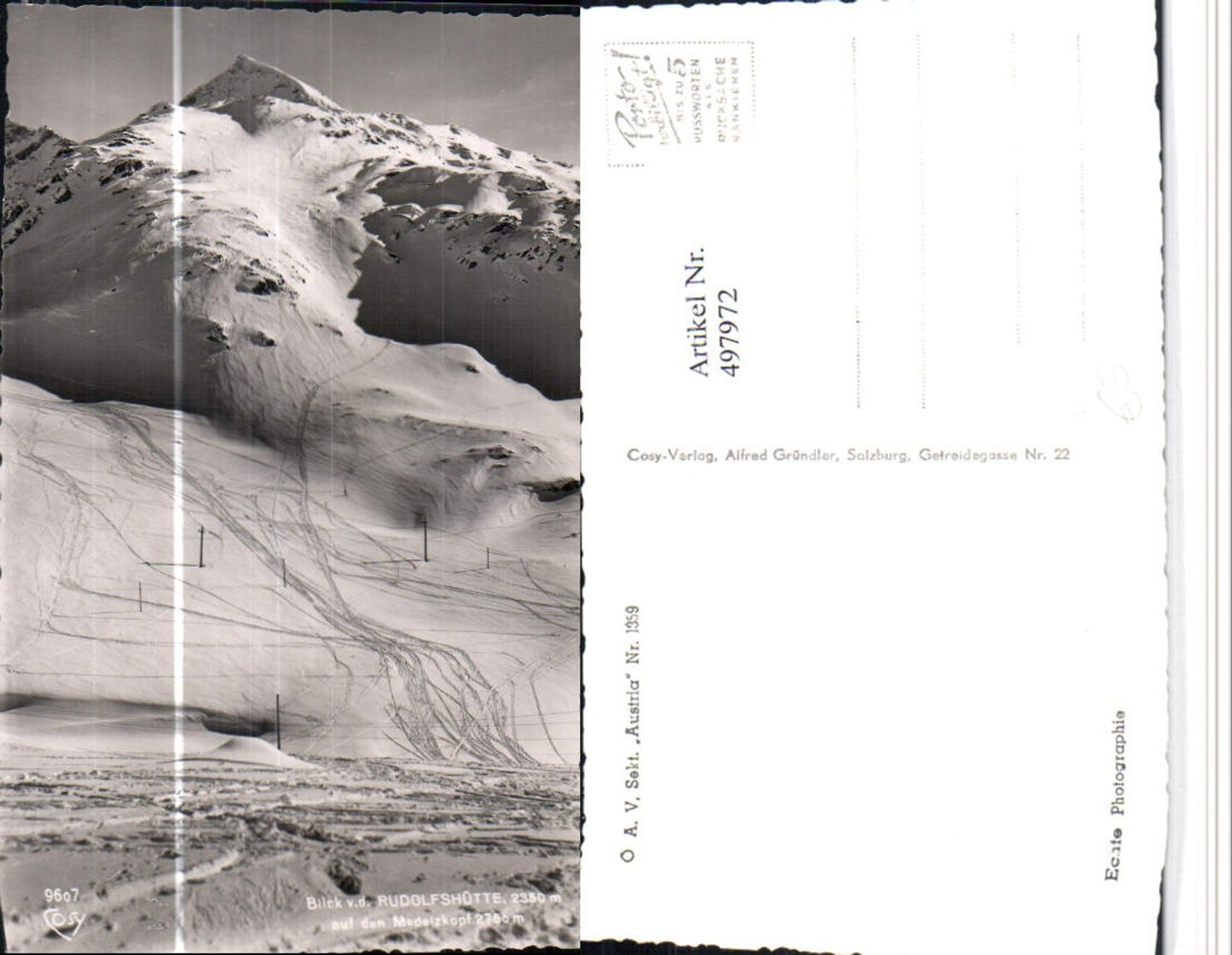 497972,Blick von d. Rudolfshütte b. Uttendorf auf Medelzkopf pub Cosy 9607