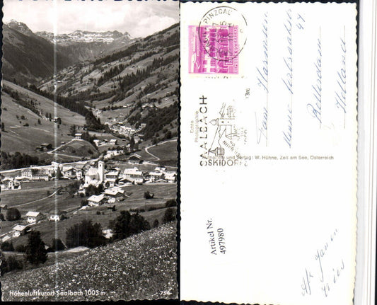 497980,Saalbach Totale Bergkulisse