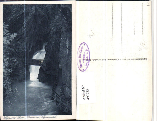 497985,Sigmund Thun Klamm im Kaprunertal b. Kaprun