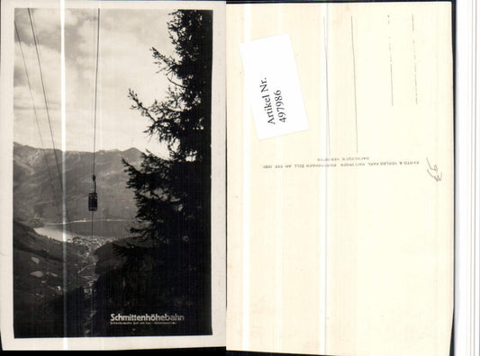 497986,Schmittenhöhebahn Seilbahn b. Zell am See Bergkulisse