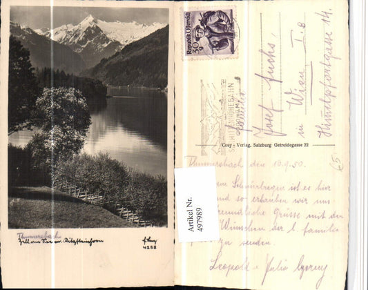 497989,Zell am See m. Kitzsteinhorn Bergkulisse