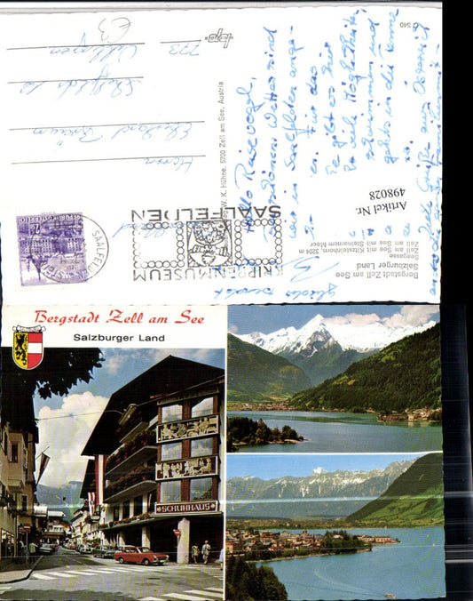 498028,Zell am See Totale Seegasse Mehrbildkarte