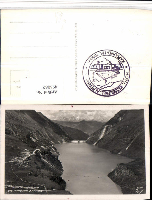 498062,Stausee Wasserfallboden b. Kaprun Talsperre pub Cosy 2026
