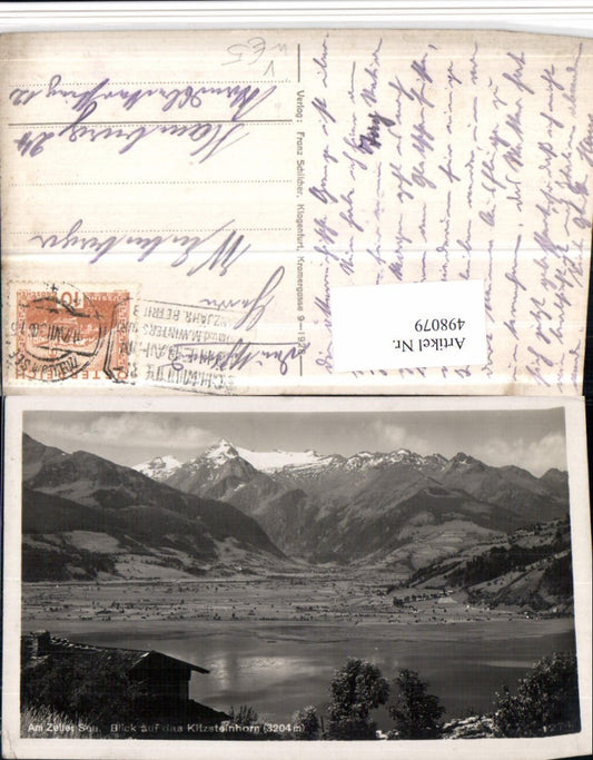 498079,Zell am See Blick auf Kitzsteinhorn Bergkulisse pub F. Schilcher 1274