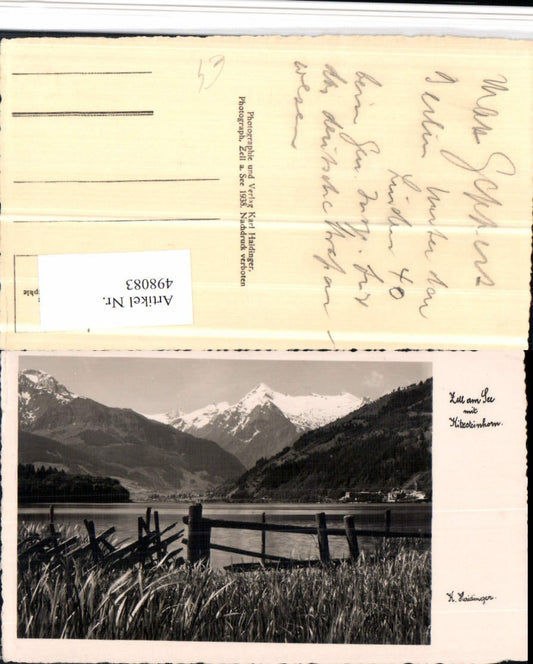 498083,Zell am See m. Kitzsteinhorn Bergkulisse
