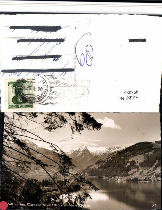 498086,Zell am See m. Kitzsteinhorn Bergkulisse