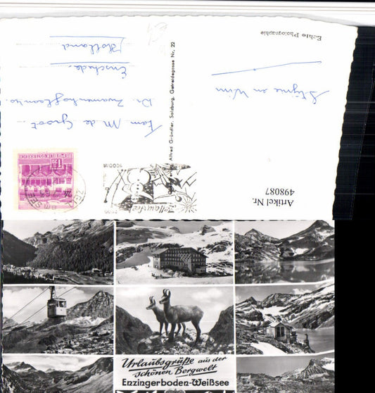 498087,Enzingerboden b. Uttendorf Seilbahn Mehrbildkarte pub Cosy 9637