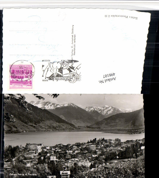 498107,Zell am See Totale geg. Tauern Bergkulisse