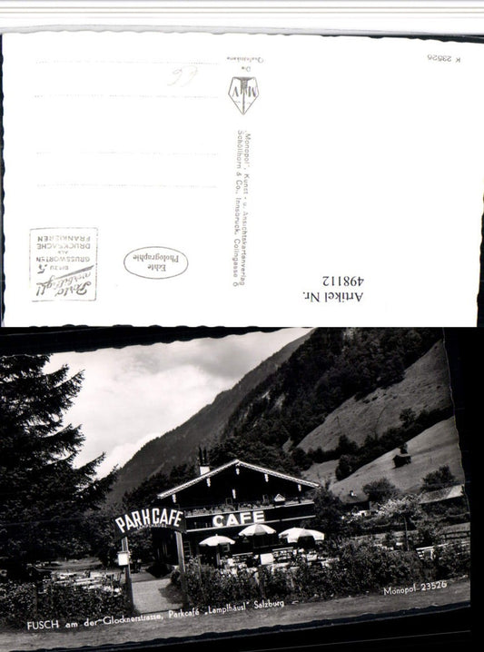 498112,Fusch an d. Glocknerstraße Parkcafe Lamplhäusl