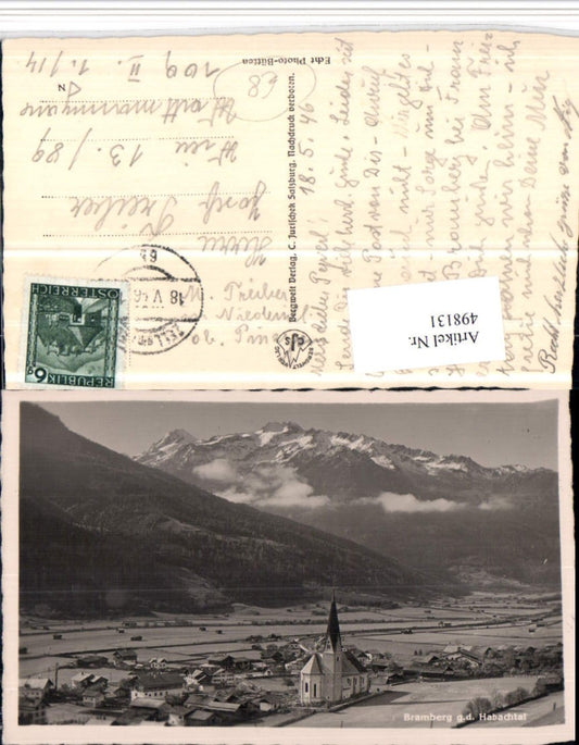 498131,Bramberg Totale geg. Habachtal Bergkulisse