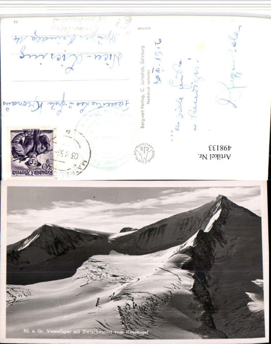 498133,Klein u. Großvenediger m. Zwischentörl vom Keeskogel b. Bramberg