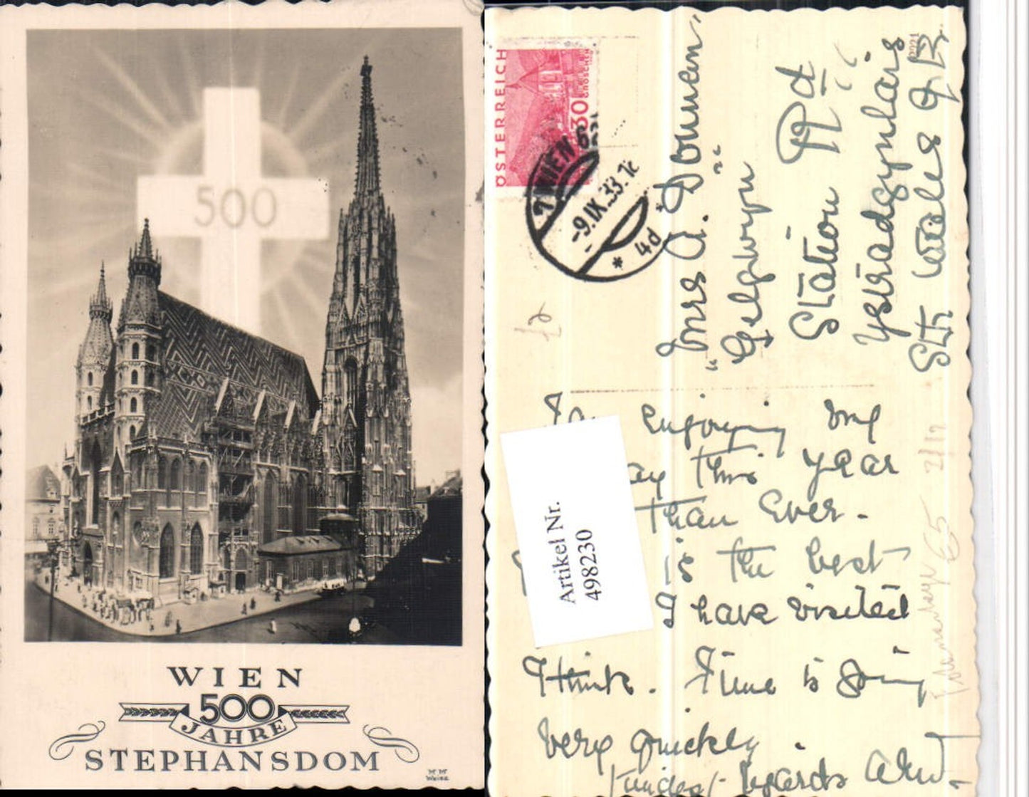 Alte Ansichtskarte – Old Postcard