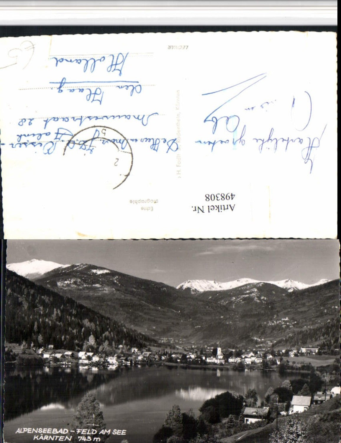 498308,Feld am See Totale Bergkulisse