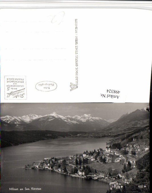 498324,Millstatt am See Totale Bergkulisse