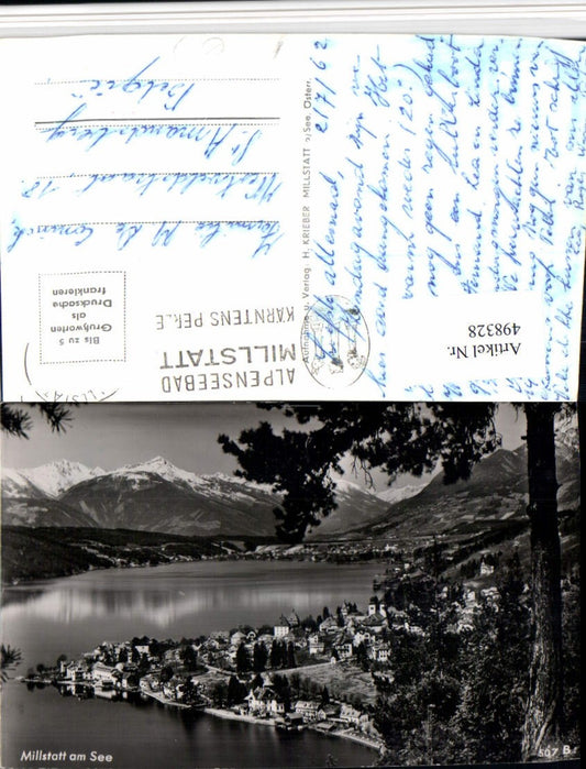 498328,Millstatt am See Totale Bergkulisse