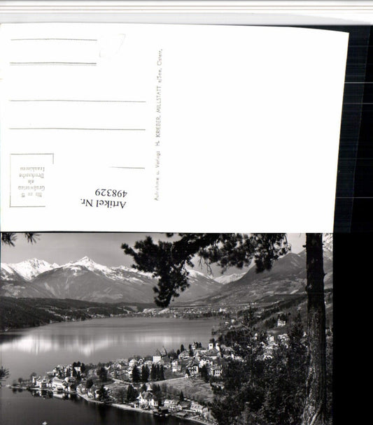 498329,Millstatt am See Totale Bergkulisse