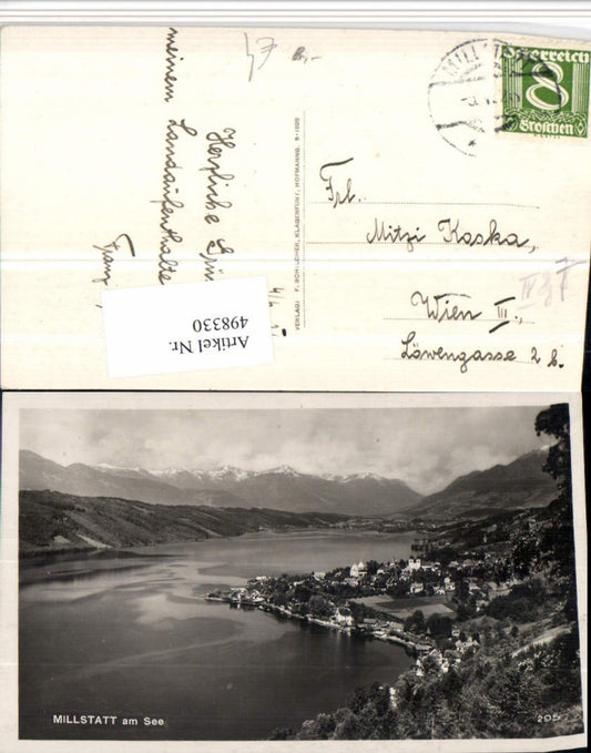 498330,Millstatt am See Totale Bergkulisse