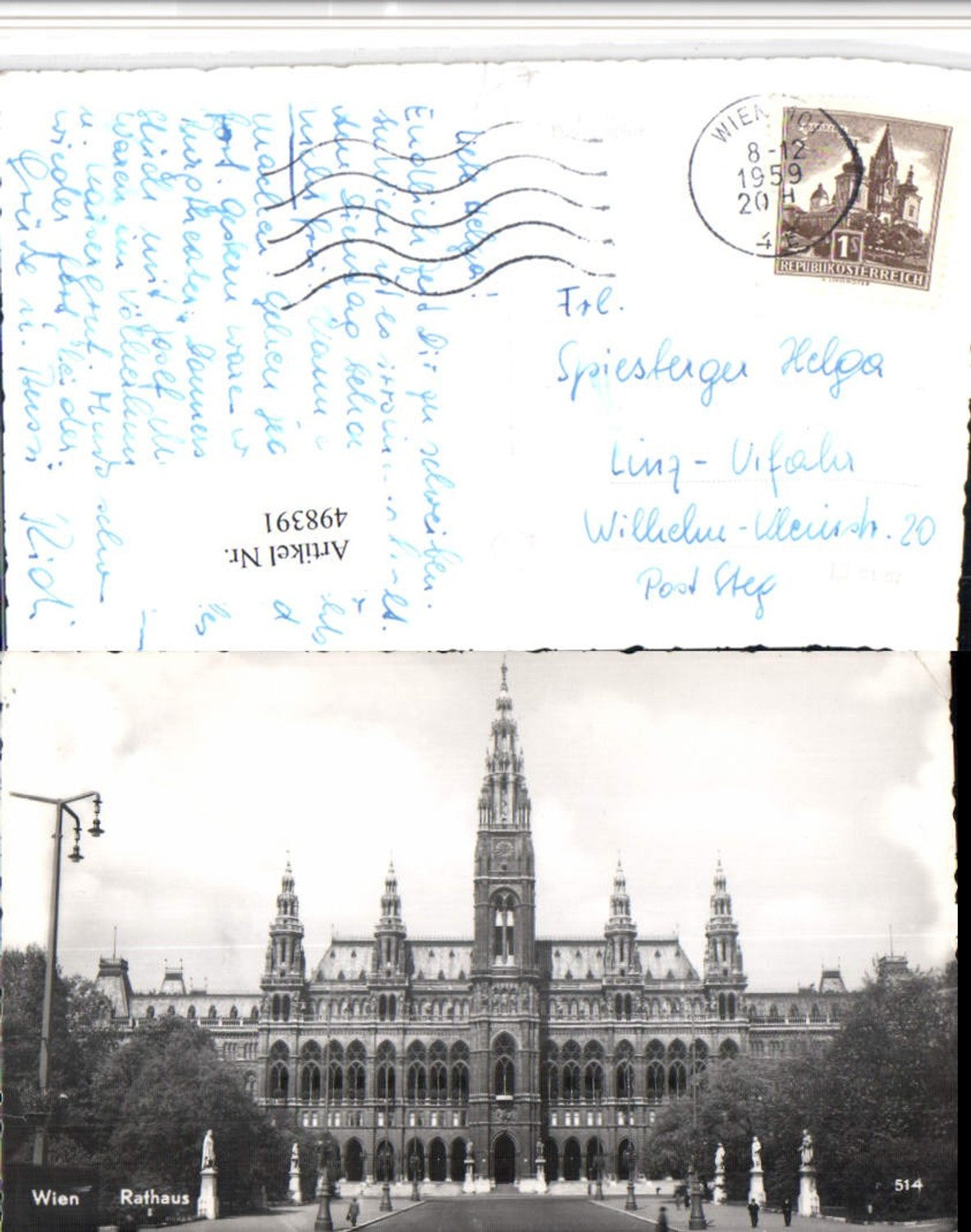 Alte Ansichtskarte – Old Postcard