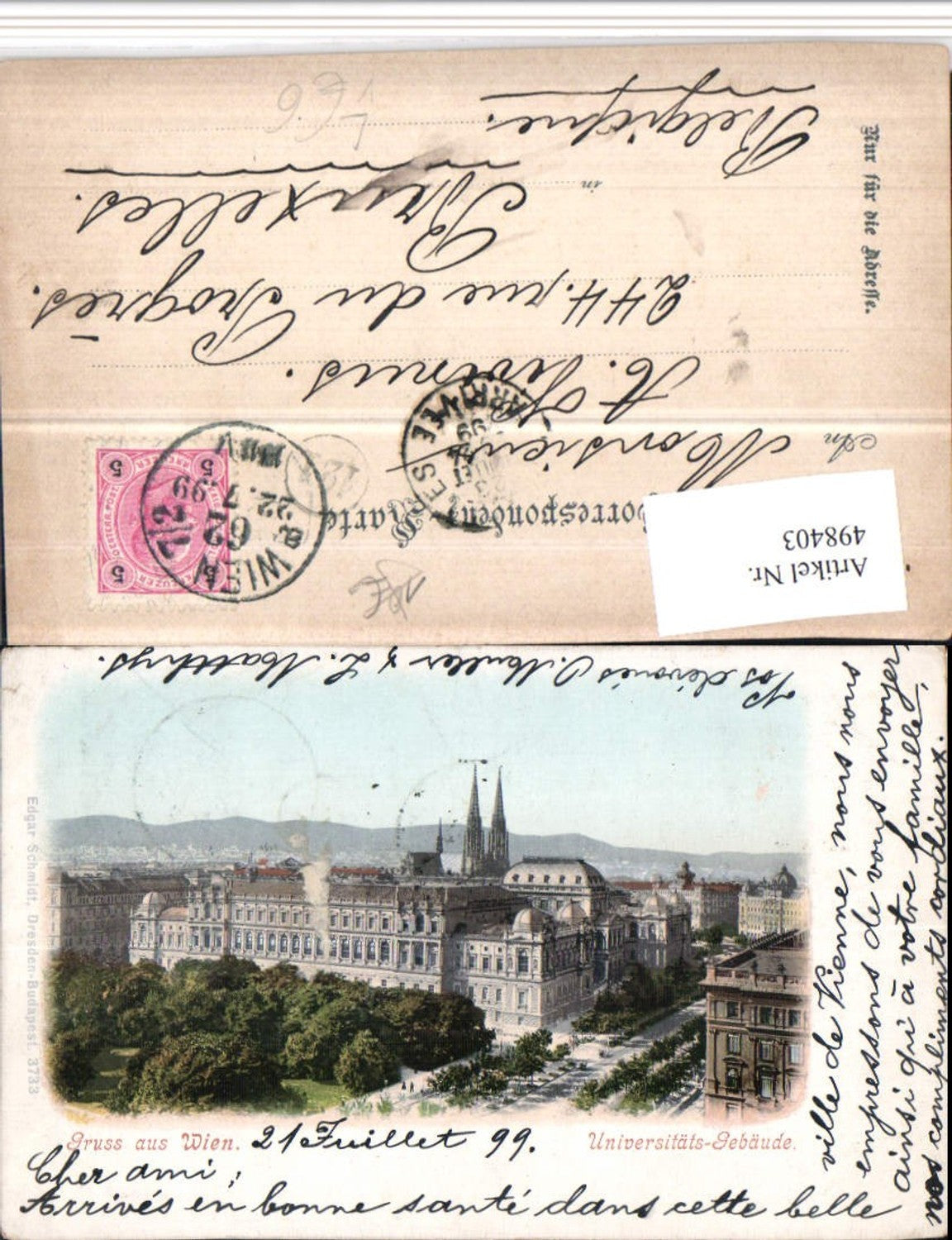 Alte Ansichtskarte – Old Postcard