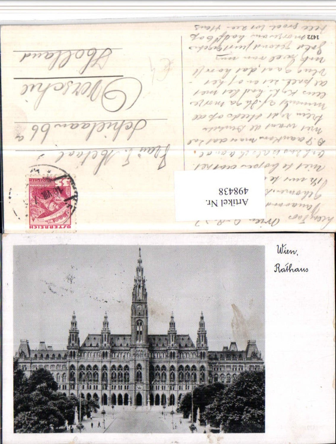 Alte Ansichtskarte – Old Postcard
