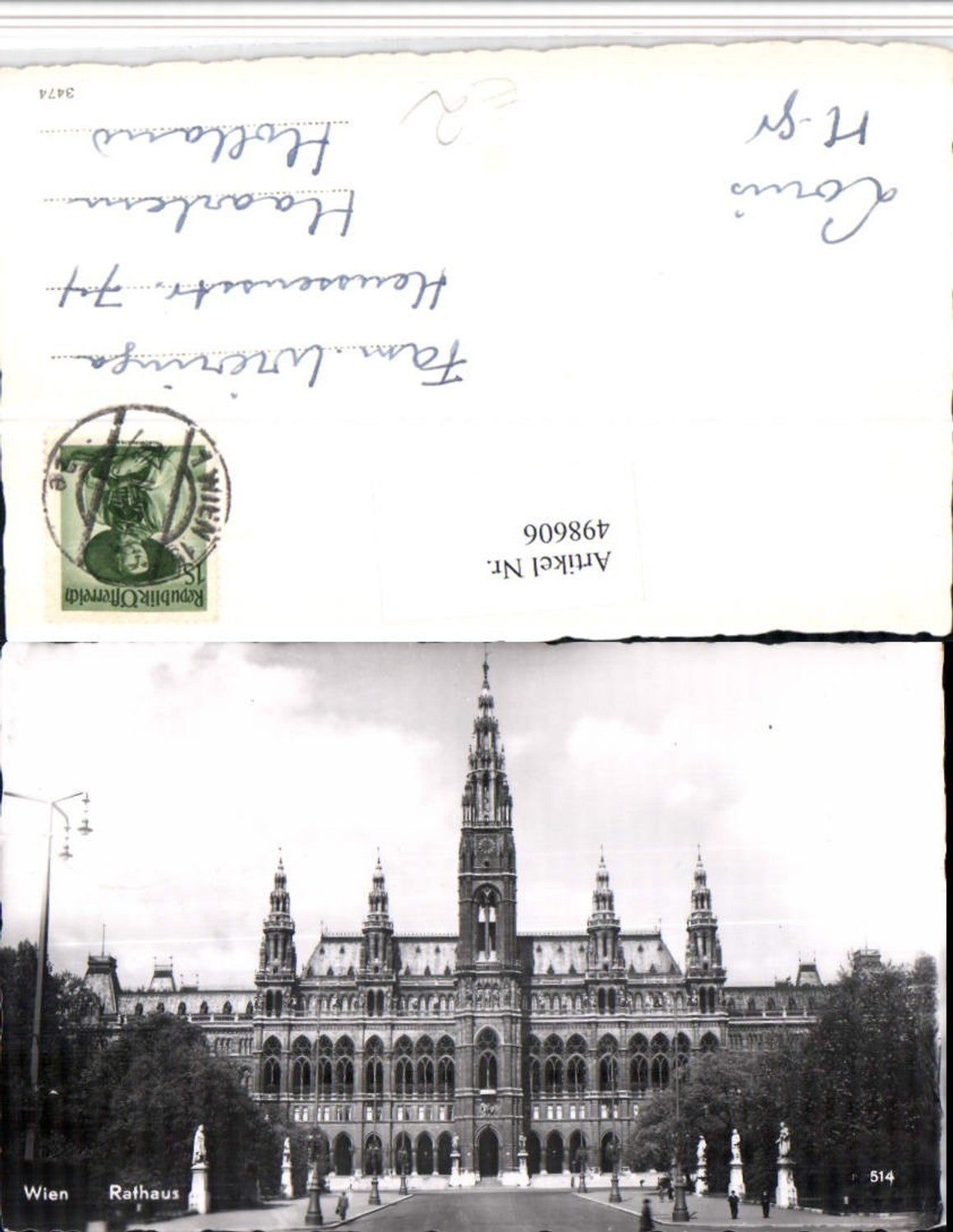 Alte Ansichtskarte – Old Postcard