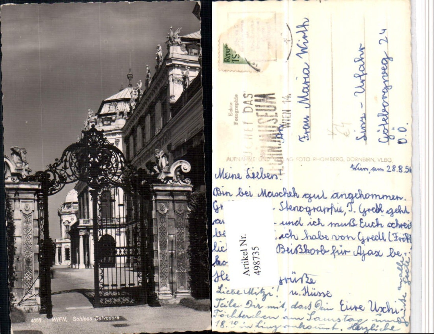 Alte Ansichtskarte – Old Postcard