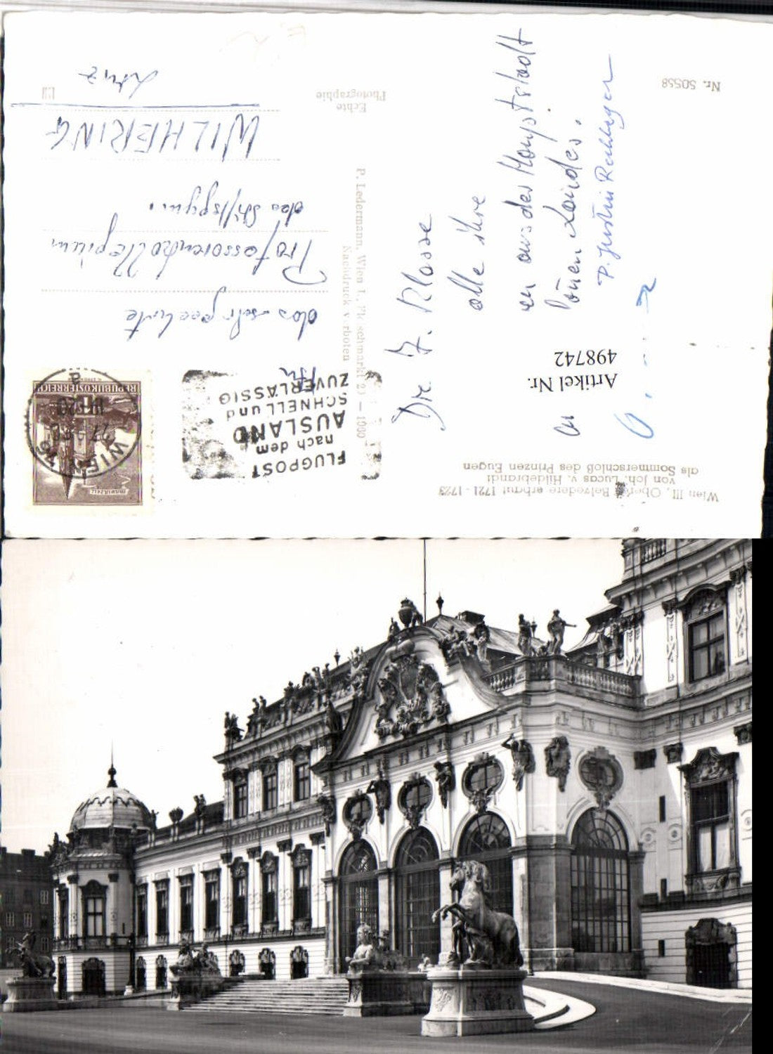 Alte Ansichtskarte – Old Postcard