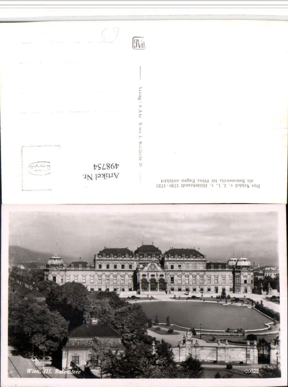 Alte Ansichtskarte – Old Postcard
