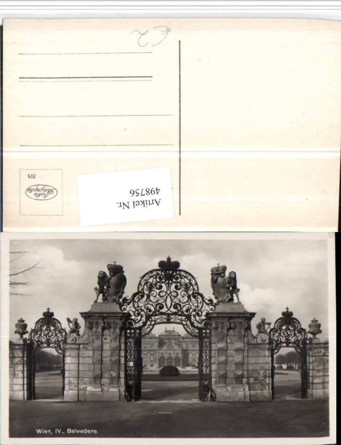 Alte Ansichtskarte – Old Postcard