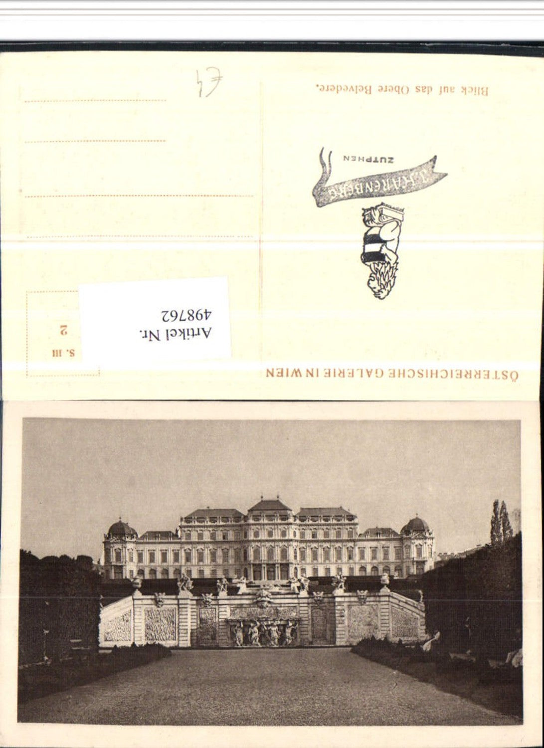 Alte Ansichtskarte – Old Postcard