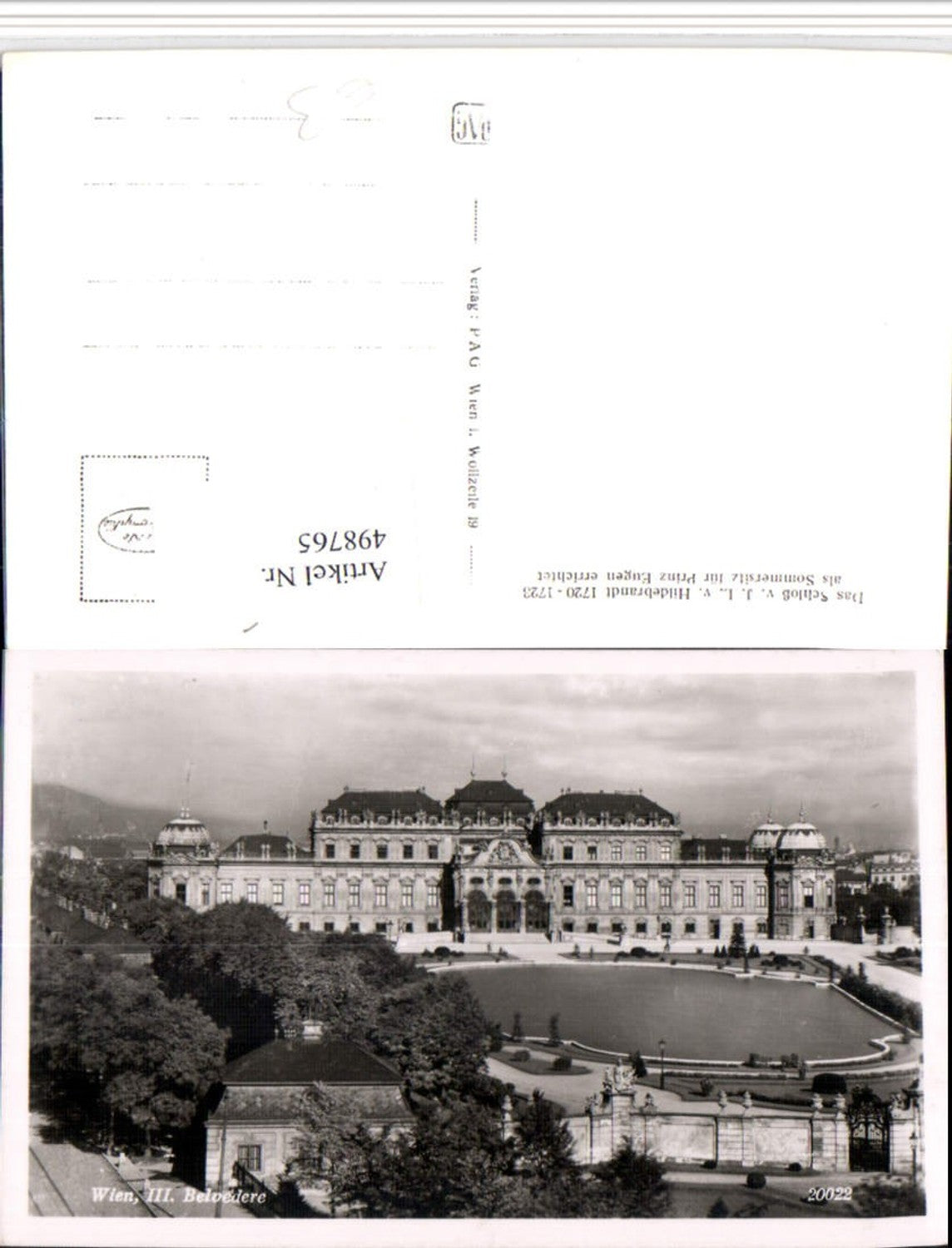Alte Ansichtskarte – Old Postcard