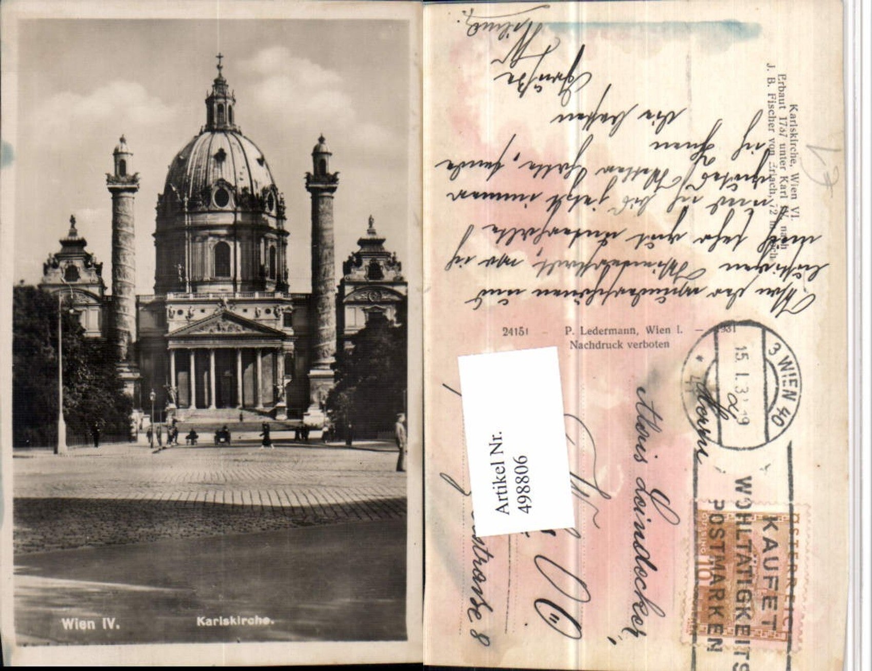 Alte Ansichtskarte – Old Postcard