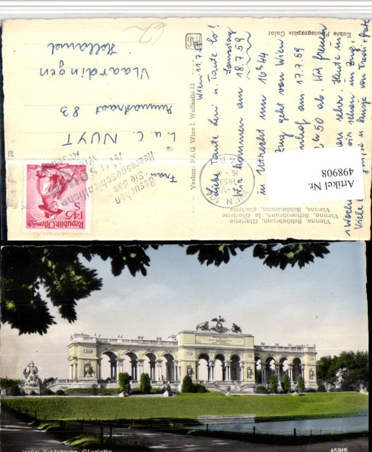 Alte Ansichtskarte – Old Postcard