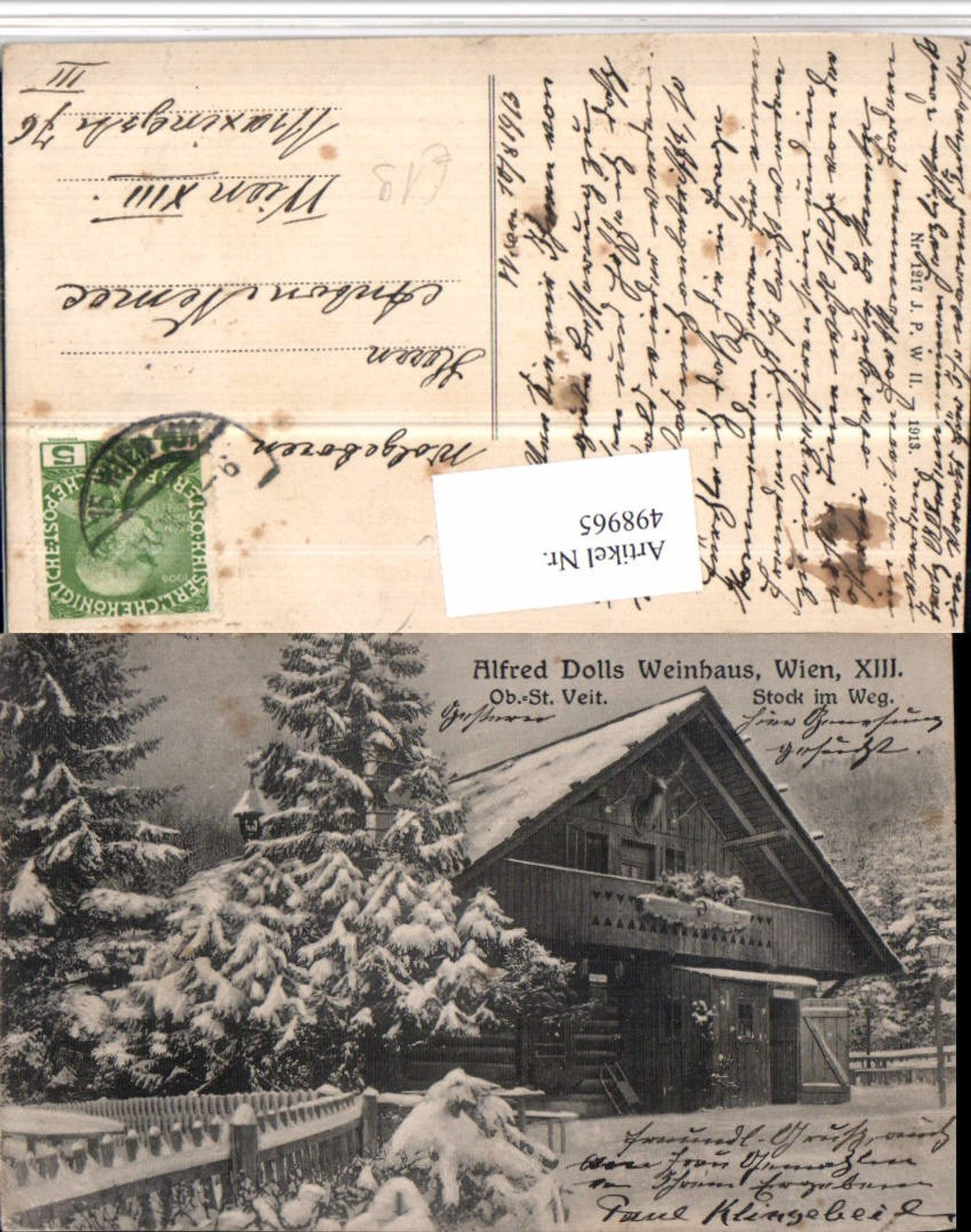 Alte Ansichtskarte – Old Postcard