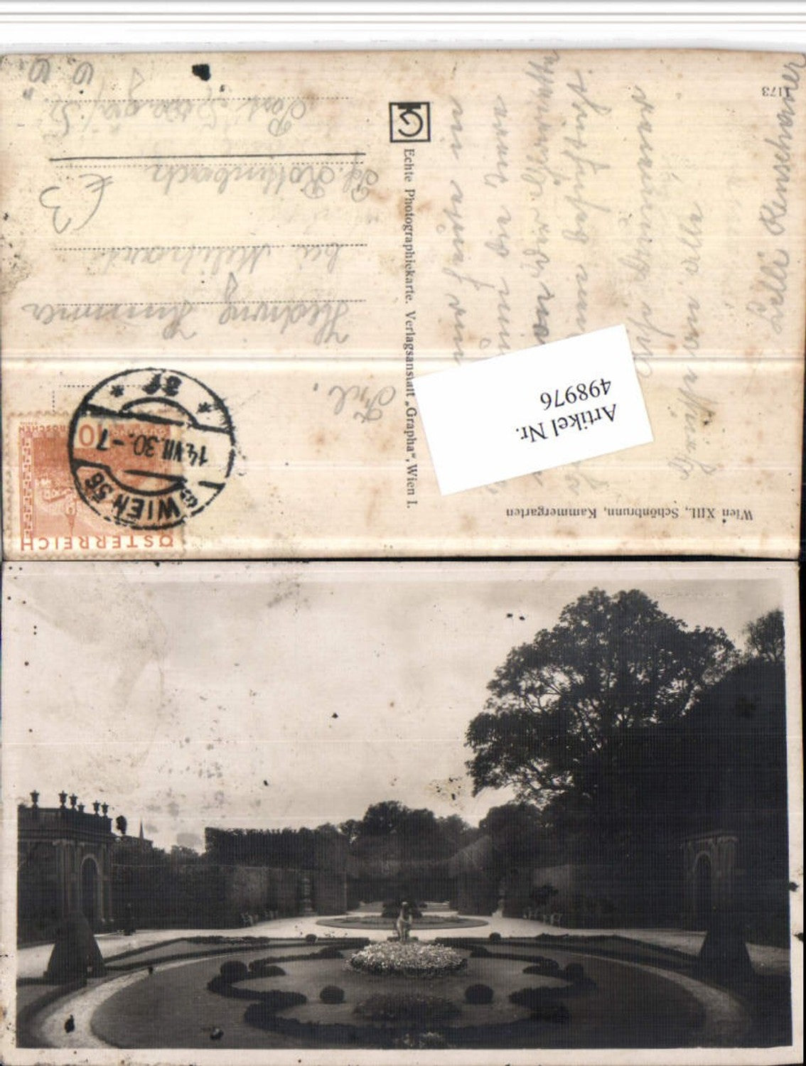 Alte Ansichtskarte – Old Postcard