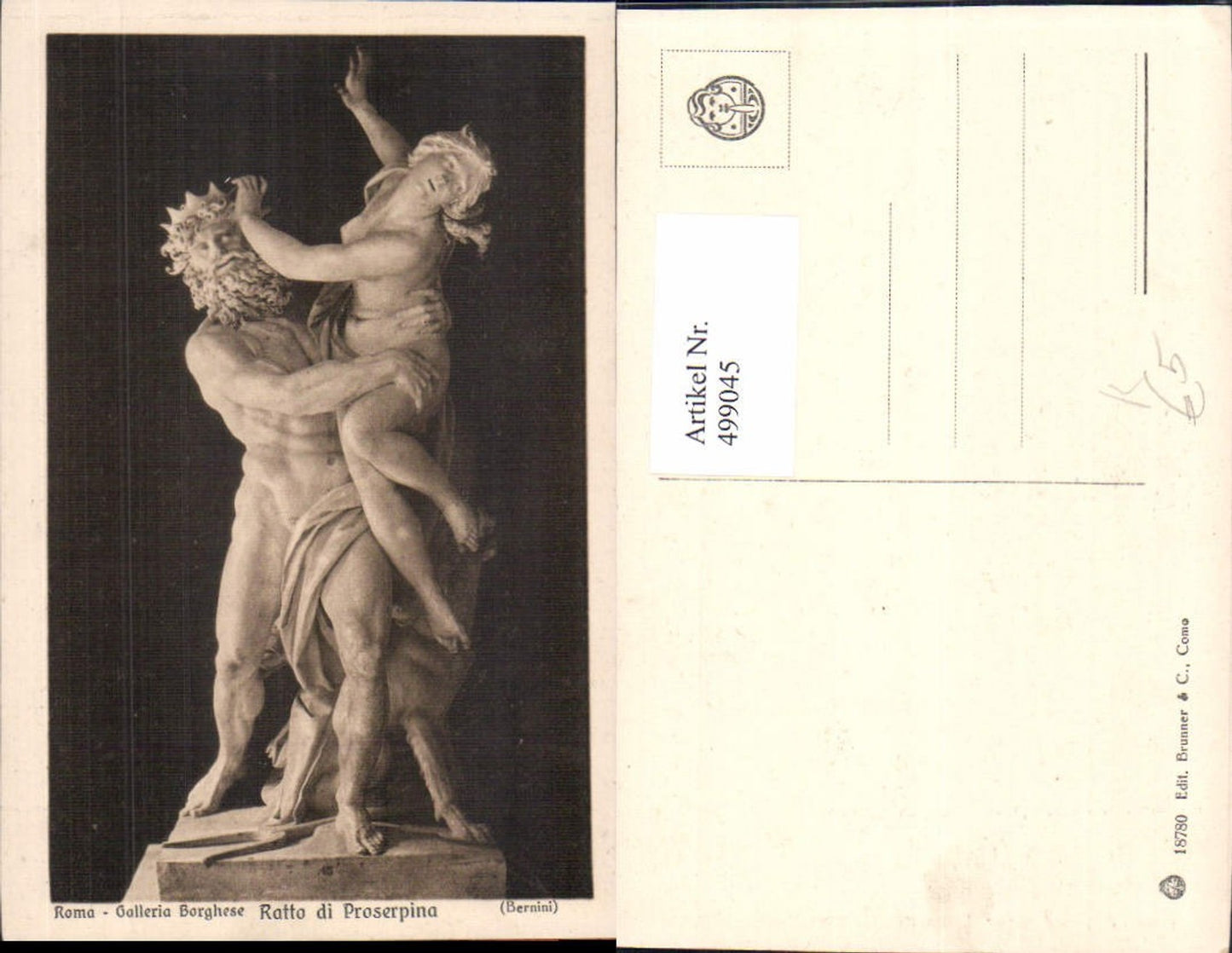 499045,Plastik Figur Skulptur Bernini Ratto di Proserpina Erotik