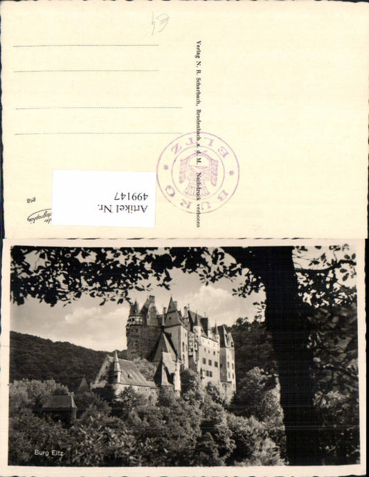 499147,Foto Ak Burg Eltz Münstermaifeld